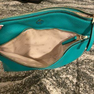 Kate Spade New York Crossbody Bag - Teal Blue Leather